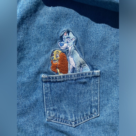 Vintage Disney Lady and The Tramp Denim Jacket - Picture 3 of 12